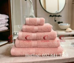 Bộ 5 khăn cotton mặt , gội , tắm G7- WT07 100% cotton, thấm hút nước tốt - Ảnh 9