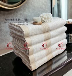 Khăn tắm sợi tre cao cấp G7 WT04 60x120cm, 100% sợi tre nhập khẩu mềm mại, kháng khuẩn, thấm hút nước tốt - Ảnh 2