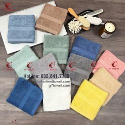 Khăn mặt cotton cao G7- WT10, 100 % bông cotton thấm hút nước , an toàn cho da nhạy cảm. - Ảnh 5
