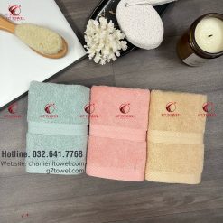 Khăn mặt cotton cao G7- WT10, 100 % bông cotton thấm hút nước , an toàn cho da nhạy cảm. - Ảnh 2