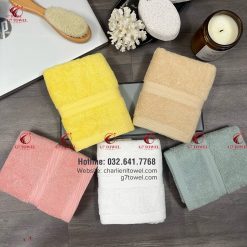 Khăn mặt cotton cao G7- WT10, 100 % bông cotton thấm hút nước , an toàn cho da nhạy cảm. - Ảnh 3