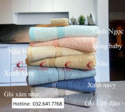 Khăn tắm sợi tre cao cấp G7 WT03 70x140cm, 100% sợi tre nhập khẩu mềm mại, kháng khuẩn, thấm hút nước tốt - Ảnh 2