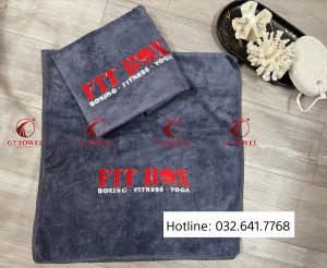 🌟 ( Thêu logo theo yêu cầu)Khăn tập gym, yoga, fitness, chất liệu Microfiber mềm mịn và thấm hút tốt 🌟 - Ảnh 5