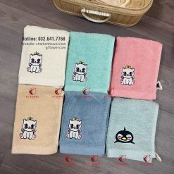Khăn mặt trẻ em cao cấp, G7 TOWEL  G7SB03, 30x30 cm, 100% sợi cotton nhập khẩu - Ảnh 15
