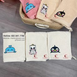 Khăn mặt trẻ em cao cấp, G7 TOWEL  G7SB03, 30x30 cm, 100% sợi cotton nhập khẩu - Ảnh 16