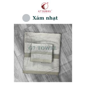 ✨ Combo Khăn tắm, khăn mặt  Sợi Tre G7 Towel ✨ - Ảnh 9