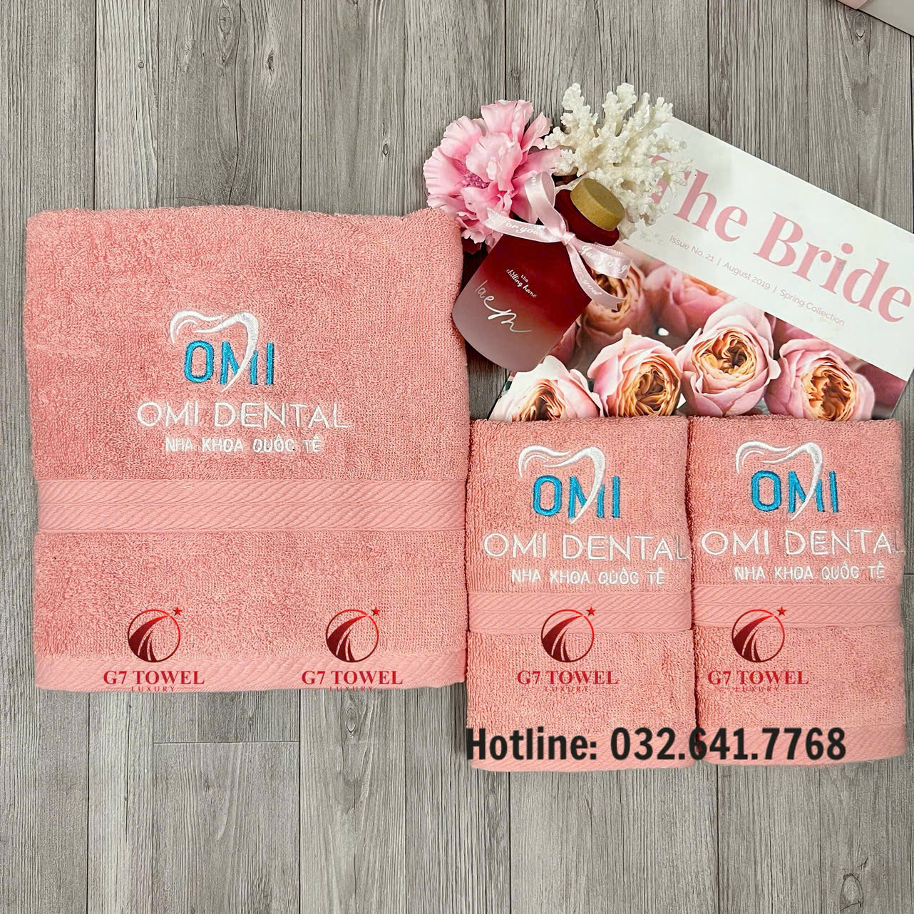 🌸 Bộ Khăn Thêu Quà Tặng G7- G27 .Nét Đẹp Tinh Tế Với Bảng Màu Pastel đẹp mắt🌸 - Ảnh 9