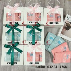 🌸 Bộ Khăn Thêu Quà Tặng G7- G27 .Nét Đẹp Tinh Tế Với Bảng Màu Pastel đẹp mắt🌸