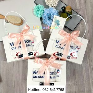 ( Thêu logo theo yêu cầu ) Khăn Thêu Quà Tặng G7- G28– Sự Lựa Chọn Tinh tế dành tặng cho khách hàng. - Ảnh 4