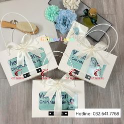 ( Thêu logo theo yêu cầu ) Khăn Thêu Quà Tặng G7- G28– Sự Lựa Chọn Tinh tế dành tặng cho khách hàng. - Ảnh 7