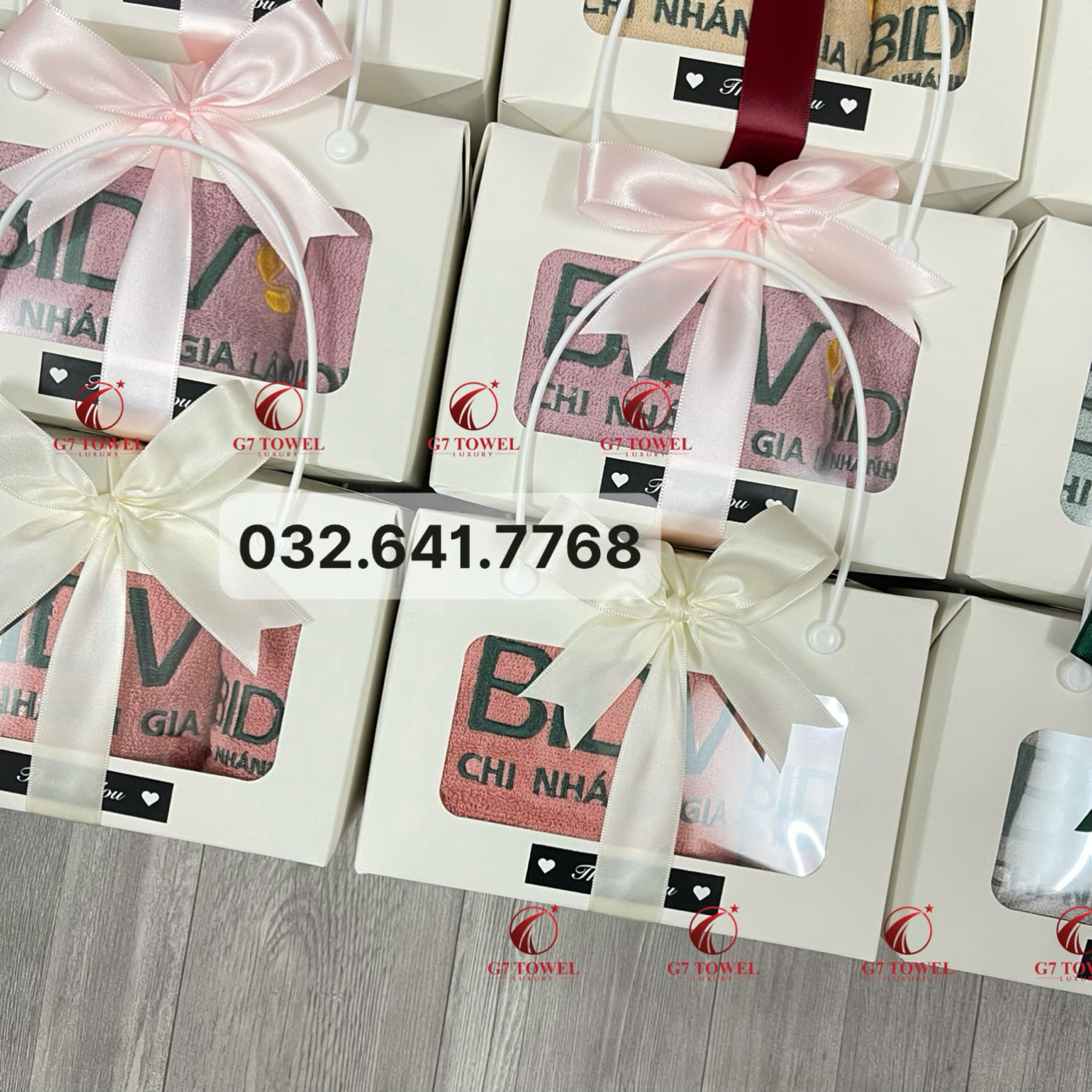 ( Thêu logo theo yêu cầu ) Khăn Thêu Quà Tặng BIDV G7- G30 🔸Sự Lựa Chọn Tinh tế dành tặng cho khách hàng. - Ảnh 15