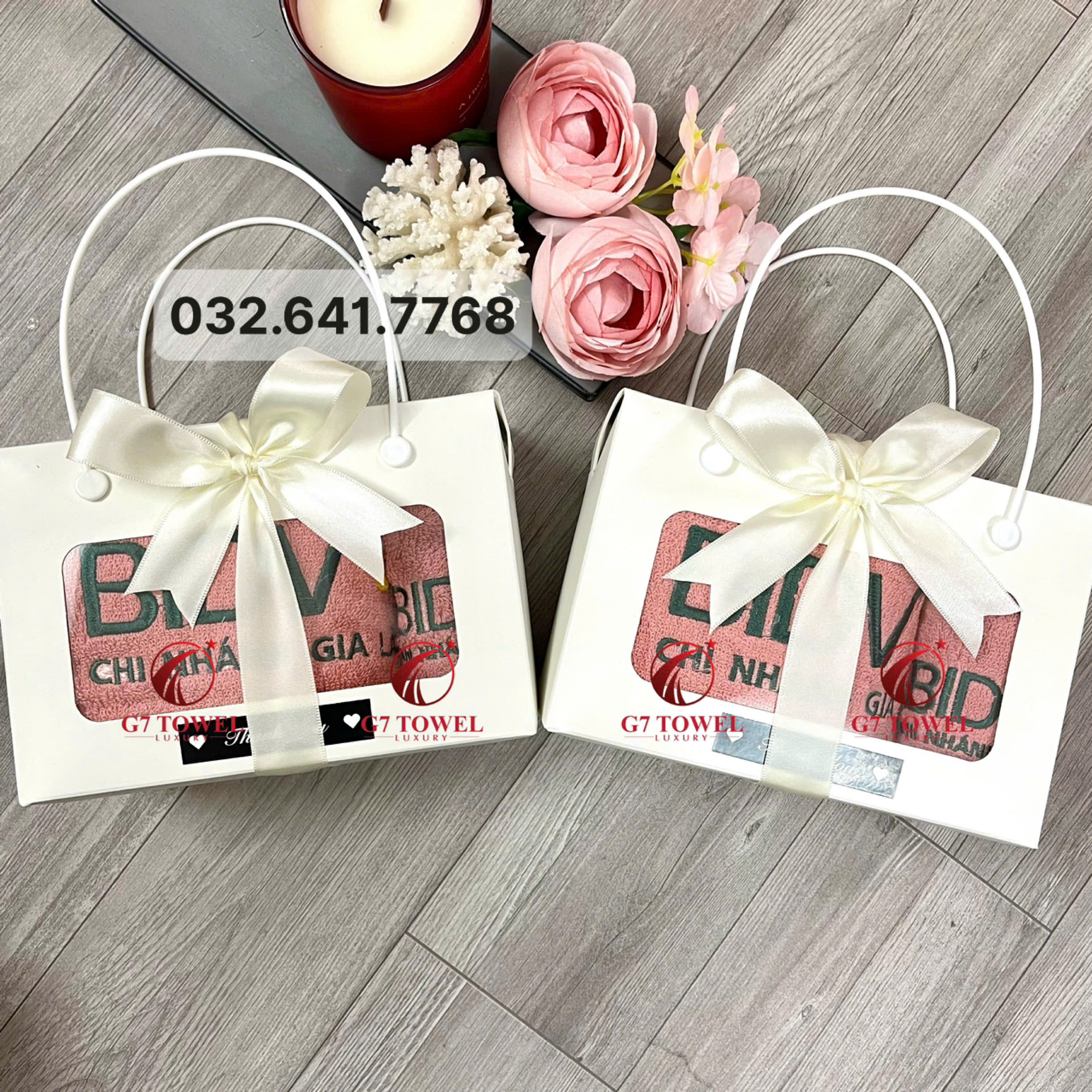 ( Thêu logo theo yêu cầu ) Khăn Thêu Quà Tặng BIDV G7- G30 🔸Sự Lựa Chọn Tinh tế dành tặng cho khách hàng. - Ảnh 13