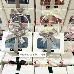 ( Thêu logo theo yêu cầu ) Khăn Thêu Quà Tặng BIDV G7- G30 🔸Sự Lựa Chọn Tinh tế dành tặng cho khách hàng. - Ảnh 3