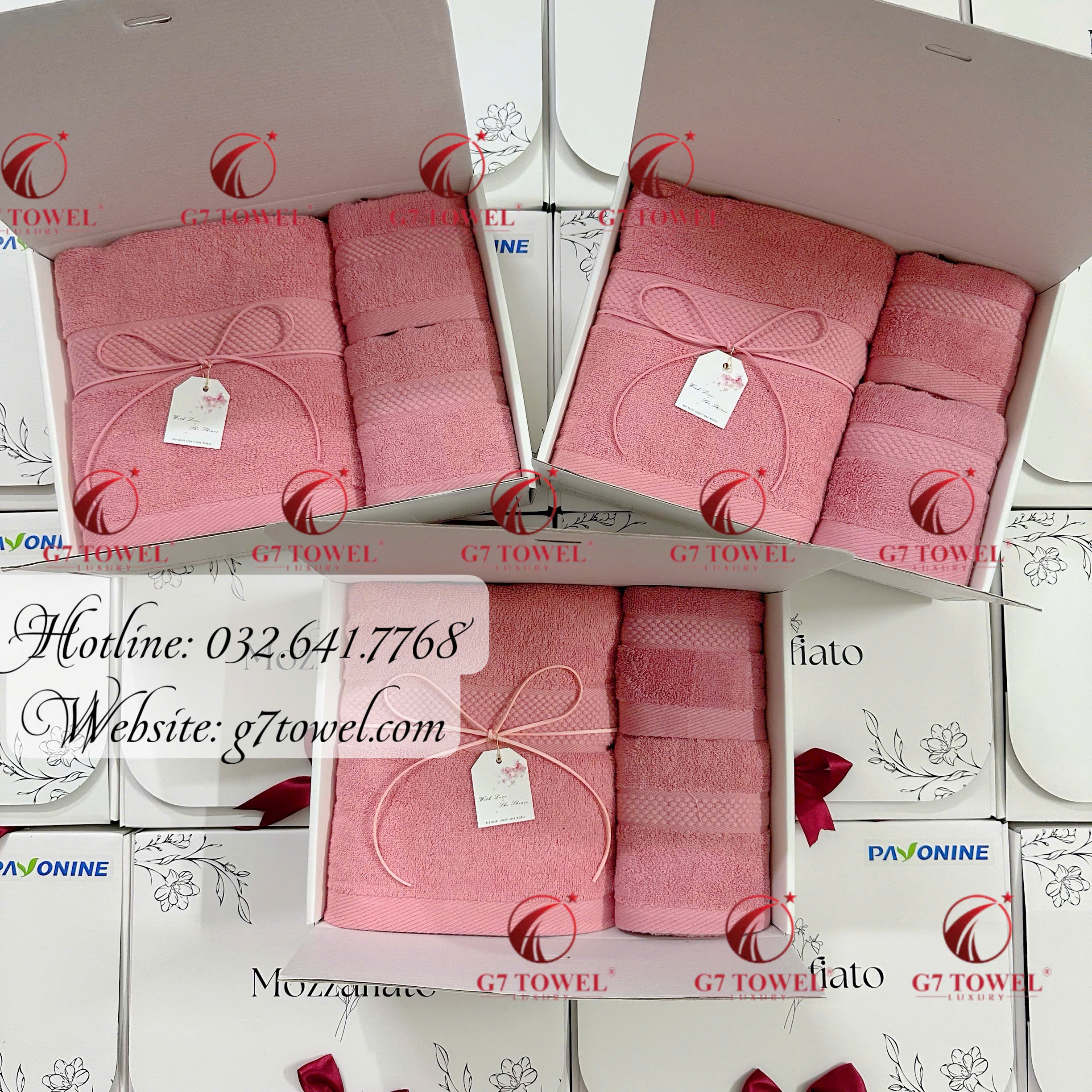 Bộ 3 khăn quà tặng doanh nghiệp G7 -HAPPY WOMEN’S DAY N04 - Ảnh 8