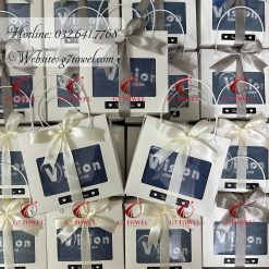 ( Thêu logo theo yêu cầu ) Set Khăn Thêu Quà Tặng cho công đoàn VISISON VINA G7-G41- Sự Lựa Chọn Tinh tế dành tặng cho khách hàng. ❣️❣️ - Ảnh 8