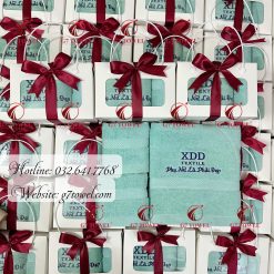 ( Thêu logo theo yêu cầu )Bộ khăn thêu quà tặng G7 - G48 - Sự lựa chọn hoàn hảo cho doanh nghiệp trong các dịp lễ, kỉ niệm. - Ảnh 6