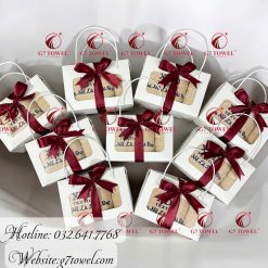 ( Thêu logo theo yêu cầu )Bộ khăn thêu quà tặng G7 - G48 - Sự lựa chọn hoàn hảo cho doanh nghiệp trong các dịp lễ, kỉ niệm. - Ảnh 2