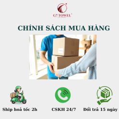 Khăn mặt sợi tre cao cấp G7 WT03 30x50cm, 100% sợi cotton nhập khẩu mềm mại, kháng khuẩn, thấm hút nước tốt - Ảnh 3