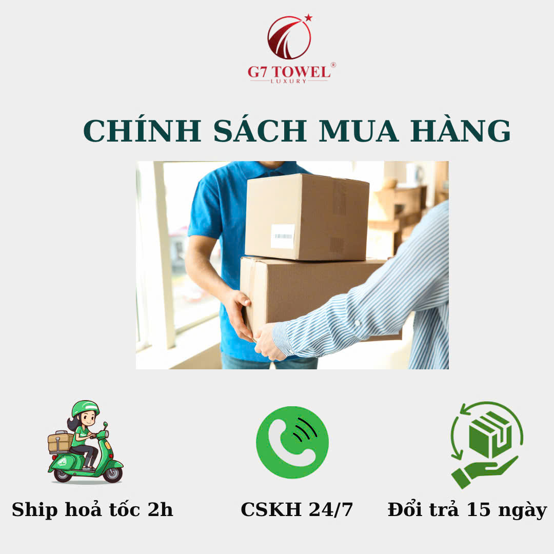 Khăn mặt sợi tre cao cấp G7 WT03 30x50cm, 100% sợi cotton nhập khẩu mềm mại, kháng khuẩn, thấm hút nước tốt - Ảnh 3