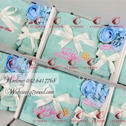 🌸 BỘ KHĂN QUÀ TẶNG G7-G52 - TÂM TÌNH CÁC PHẬT TỬ THÀNH KÍNH TRI ÂN QUÝ SƯ THẦY VÀ SƯ PHỤ 🌸 - Ảnh 4