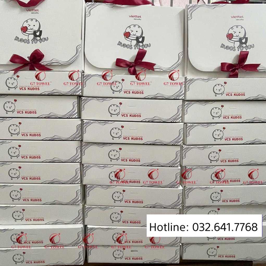 Bộ khăn quà tặng cao cấp G7-G30, thêu logo theo yêu cầu, món quà ý nghĩa dành tặng đối tác, đồng nghiệp, bạn bè. - Ảnh 2