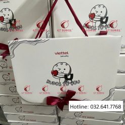 Bộ khăn quà tặng cao cấp G7-G30, thêu logo theo yêu cầu, món quà ý nghĩa dành tặng đối tác, đồng nghiệp, bạn bè. - Ảnh 3