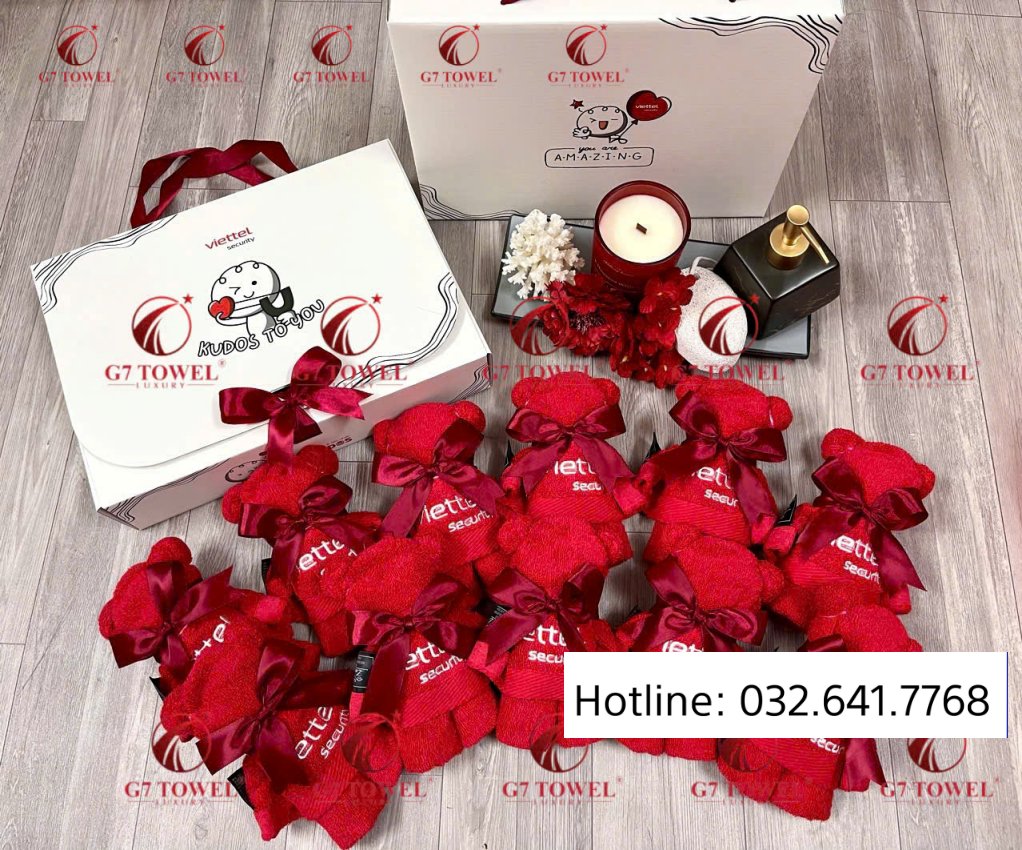 Bộ khăn quà tặng cao cấp G7-G30, thêu logo theo yêu cầu, món quà ý nghĩa dành tặng đối tác, đồng nghiệp, bạn bè. - Ảnh 10