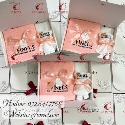 Bộ 3 Khăn bông gấp hình gấu Teddy dễ thương G7-G49 - Món quà vô cùng xinh xắn G7 Towel thiết kế, thêu logo riêng cho từng Khách hàng.😍😍😍😍 - Ảnh 12