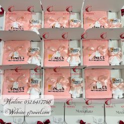 Bộ 3 Khăn bông gấp hình gấu Teddy dễ thương G7-G49 - Món quà vô cùng xinh xắn G7 Towel thiết kế, thêu logo riêng cho từng Khách hàng.😍😍😍😍 - Ảnh 10