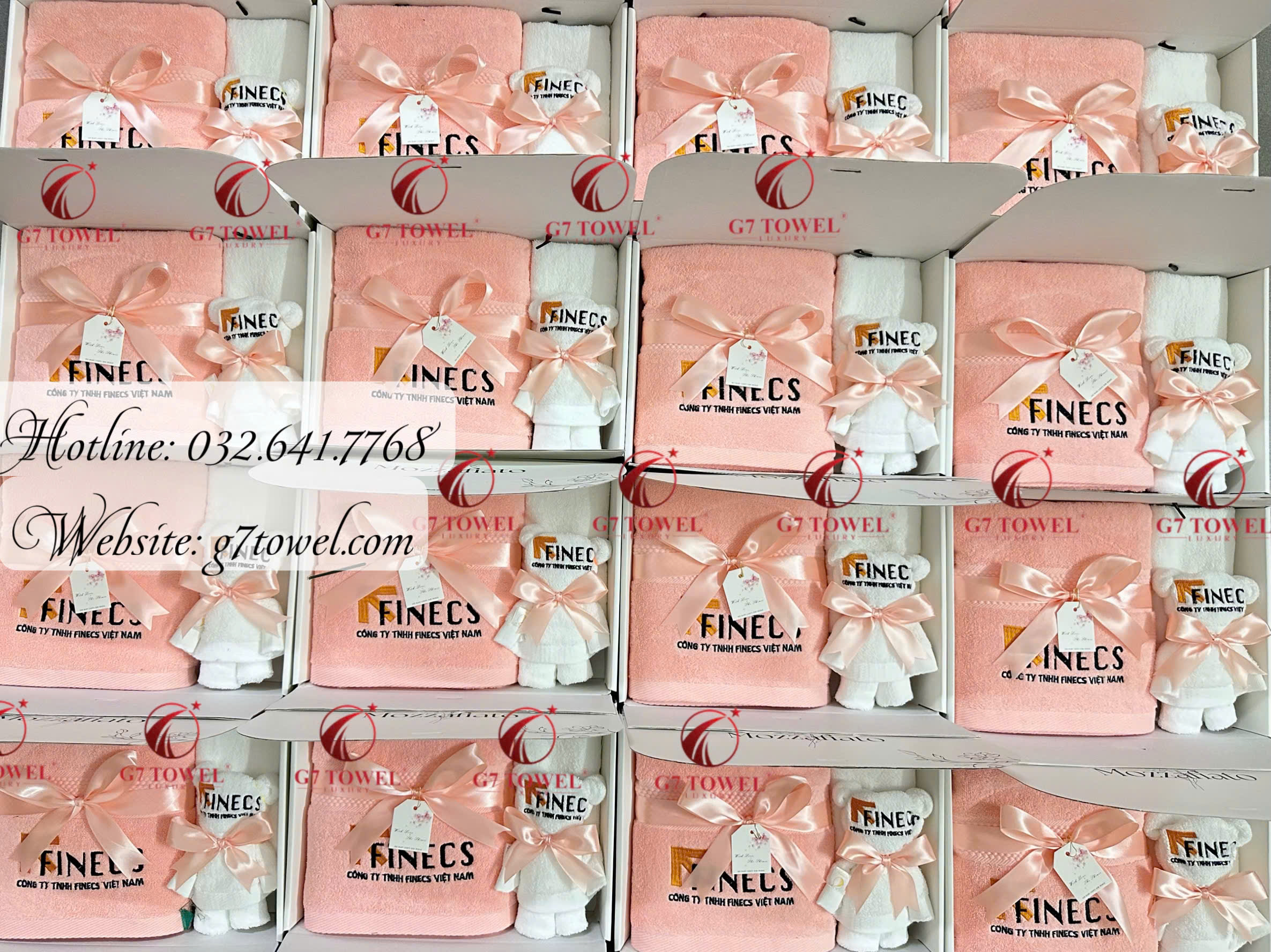 Bộ 3 Khăn bông gấp hình gấu Teddy dễ thương G7-G49 - Món quà vô cùng xinh xắn G7 Towel thiết kế, thêu logo riêng cho từng Khách hàng.😍😍😍😍 - Ảnh 14