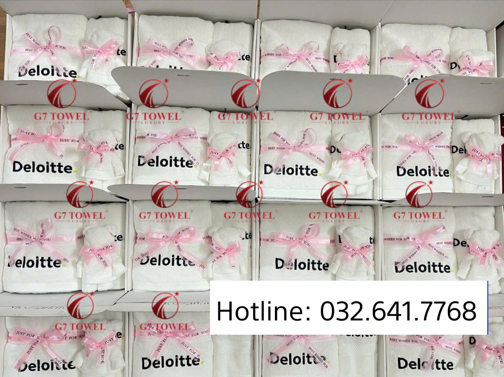 Bộ 3 Khăn bông gấp hình gấu Teddy dễ thương G7-G49 - Món quà vô cùng xinh xắn G7 Towel thiết kế, thêu logo riêng cho từng Khách hàng.😍😍😍😍 - Ảnh 4