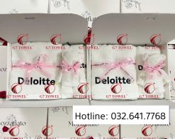 Bộ 3 Khăn bông gấp hình gấu Teddy dễ thương G7-G49 - Món quà vô cùng xinh xắn G7 Towel thiết kế, thêu logo riêng cho từng Khách hàng.😍😍😍😍 - Ảnh 5