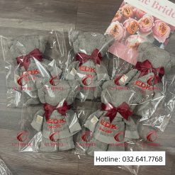 Khăn thể thao gấp hình gấu Teddy dễ thương G7-G15 - Ảnh 2