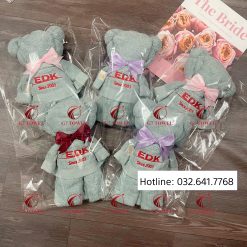 Khăn thể thao gấp hình gấu Teddy dễ thương G7-G15 - Ảnh 4
