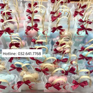 Khăn thể thao gấp hình gấu Teddy dễ thương G7-G15 - Ảnh 6