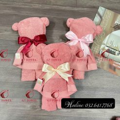 Khăn thể thao gấp hình gấu Teddy dễ thương G7-G15 - Ảnh 10