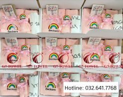 Bộ 3 Khăn bông gấp hình gấu Teddy dễ thương G7-G53 - Ảnh 5