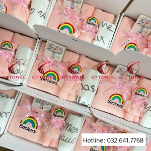 Bộ 3 Khăn bông gấp hình gấu Teddy dễ thương G7-G53 - Ảnh 2