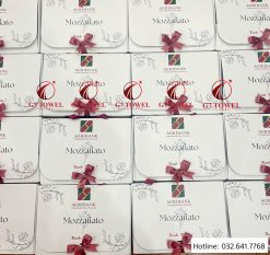 ( Thêu logo theo yêu cầu) Bộ 3 khăn quà tặng doanh nghiệp G-58 Set khăn quà tặng thêu logo- món quà ý nghĩ cho doanh nghiệp của Bạn. - Ảnh 8