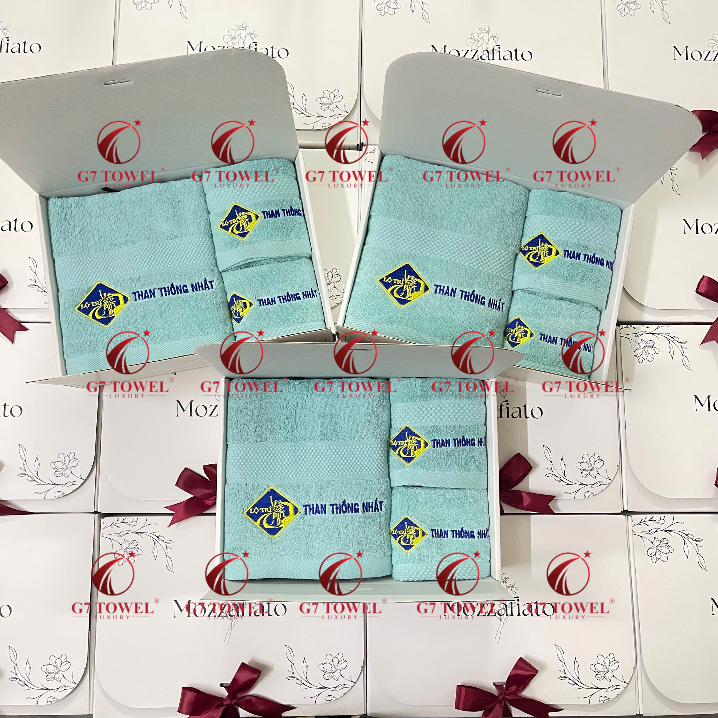 ( Thêu logo theo yêu cầu) Bộ 3 khăn quà tặng doanh nghiệp G-58 Set khăn quà tặng thêu logo- món quà ý nghĩ cho doanh nghiệp của Bạn. - Ảnh 21
