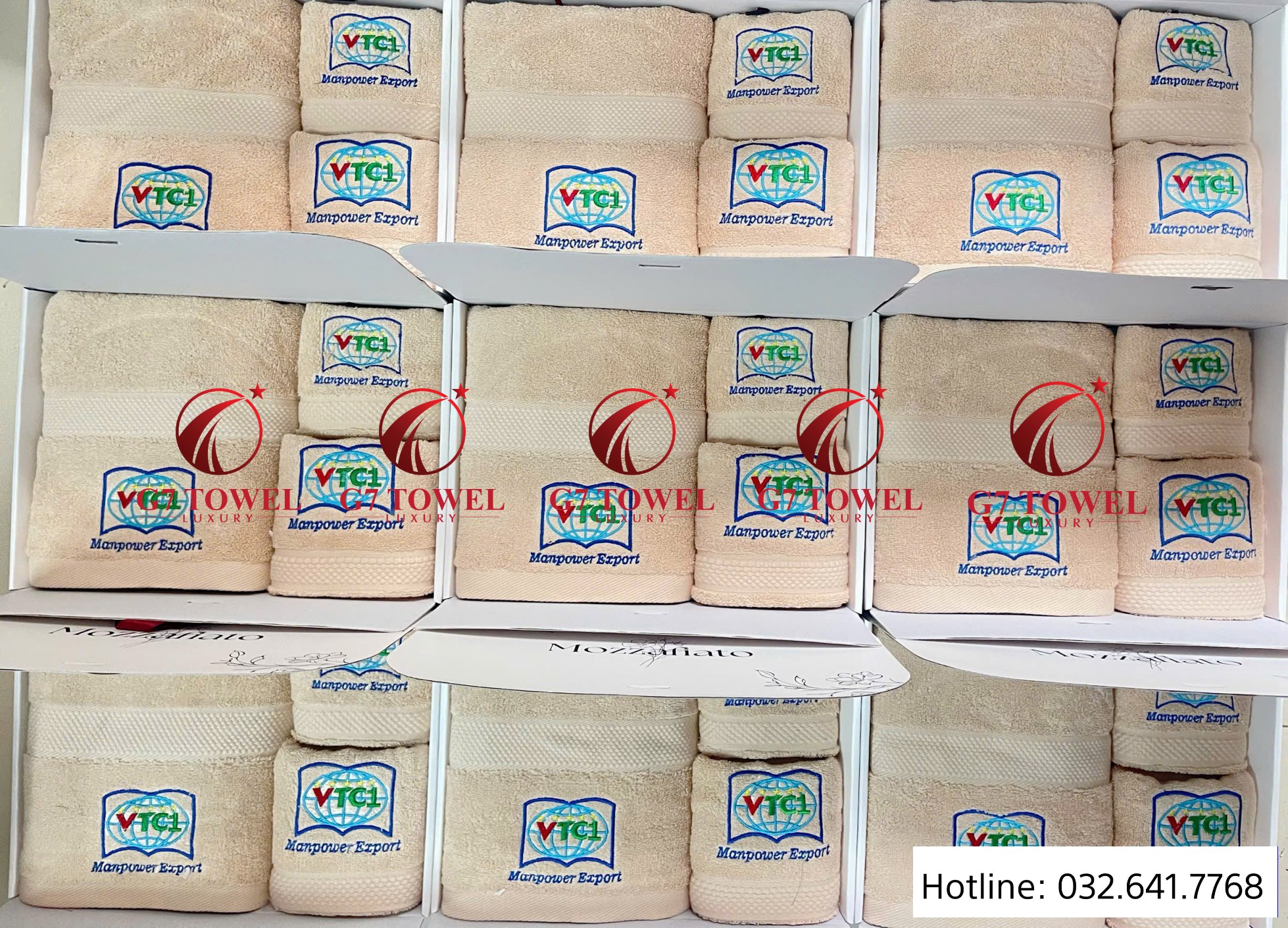 ( Thêu logo theo yêu cầu) Bộ 3 khăn quà tặng doanh nghiệp G-58 Set khăn quà tặng thêu logo- món quà ý nghĩ cho doanh nghiệp của Bạn. - Ảnh 11