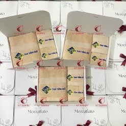 ( Thêu logo theo yêu cầu) Bộ 3 khăn quà tặng doanh nghiệp G-58 Set khăn quà tặng thêu logo- món quà ý nghĩ cho doanh nghiệp của Bạn. - Ảnh 23