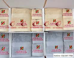 ( Thêu logo theo yêu cầu) Bộ 3 khăn quà tặng doanh nghiệp G-58 Set khăn quà tặng thêu logo- món quà ý nghĩ cho doanh nghiệp của Bạn. - Ảnh 6