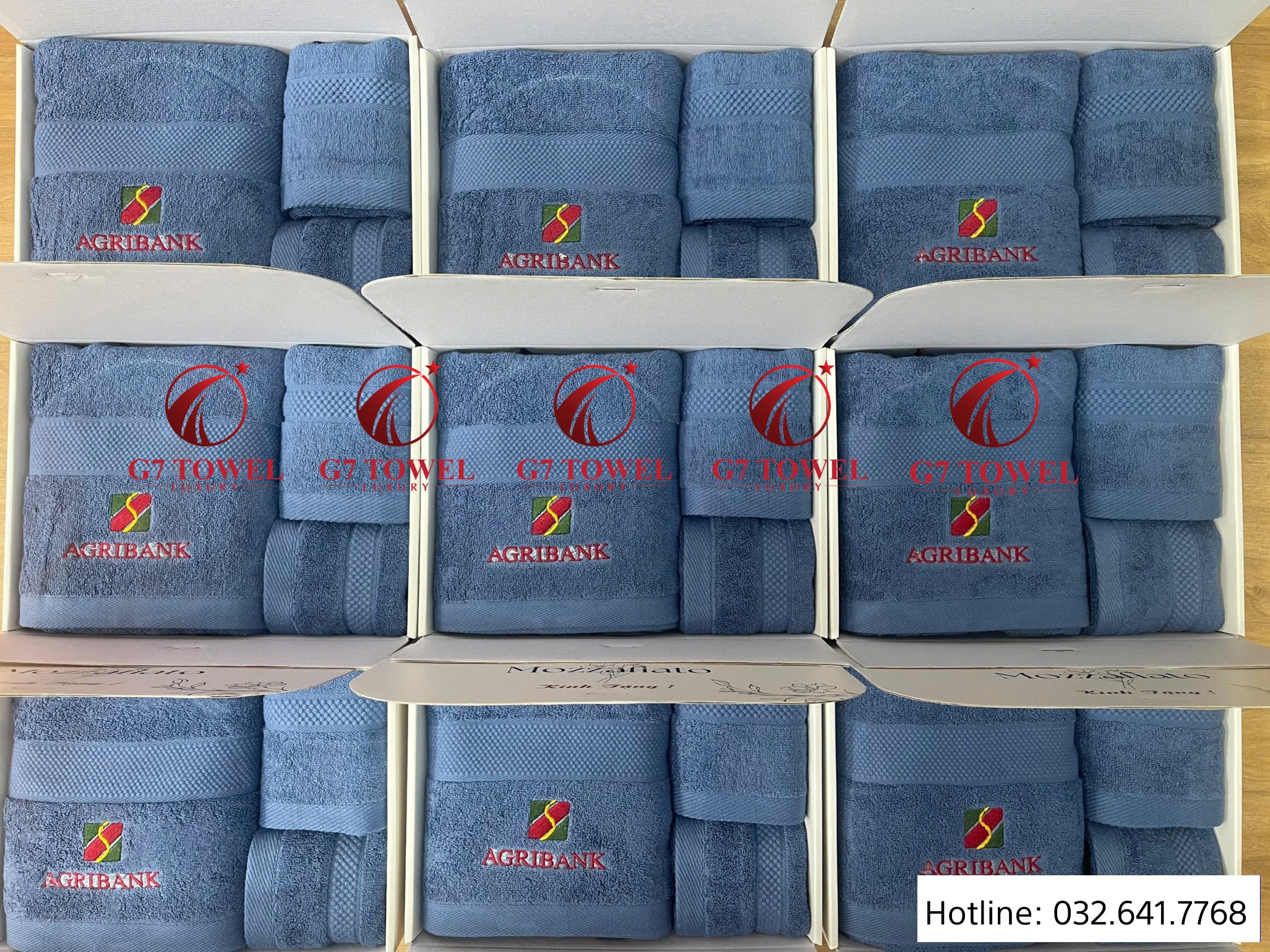 ( Thêu logo theo yêu cầu) Bộ 3 khăn quà tặng doanh nghiệp G-58 Set khăn quà tặng thêu logo- món quà ý nghĩ cho doanh nghiệp của Bạn. - Ảnh 19