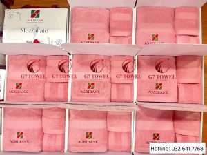 ( Thêu logo theo yêu cầu) Bộ 3 khăn quà tặng doanh nghiệp G-58 Set khăn quà tặng thêu logo- món quà ý nghĩ cho doanh nghiệp của Bạn. - Ảnh 7