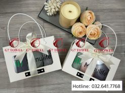 🎁 ( In thêu logo theo yêu cầu)Bộ 3 khăn mặt quà tặng G7-G27 - Ảnh 2
