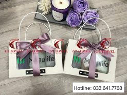 🎁 ( In thêu logo theo yêu cầu)Bộ 3 khăn mặt quà tặng G7-G27 - Ảnh 3