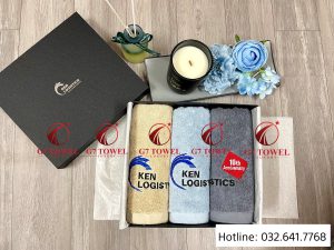 🌟 ( Thêu logo theo yêu cầu)Quà Tặng Sang Trọng – BỘ 3 khăn xuất Hàn cao cấp- Quà tặng doanh nghiệp - Ảnh 10