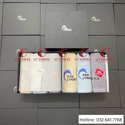 🌟 ( Thêu logo theo yêu cầu)Quà Tặng Sang Trọng – BỘ 3 khăn xuất Hàn cao cấp- Quà tặng doanh nghiệp - Ảnh 5