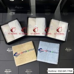 🌟 ( Thêu logo theo yêu cầu)Quà Tặng Sang Trọng – BỘ 3 khăn xuất Hàn cao cấp- Quà tặng doanh nghiệp - Ảnh 17